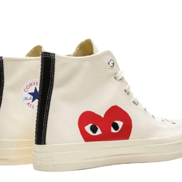 CDG PLAY CONVERSE CHUCK TAYLOR ALL-STAR 70 HI - Picture 2 of 3